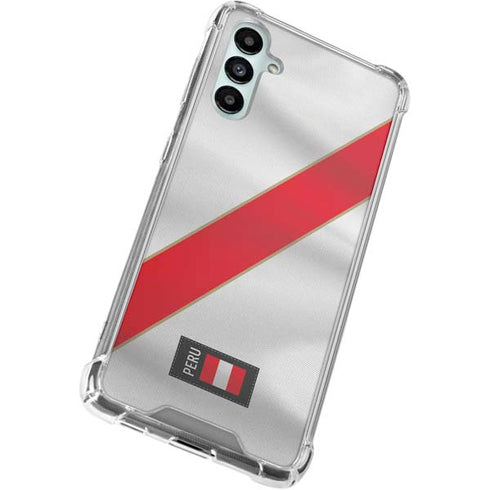 Peru Soccer Flag Galaxy A15 5G Clear Case